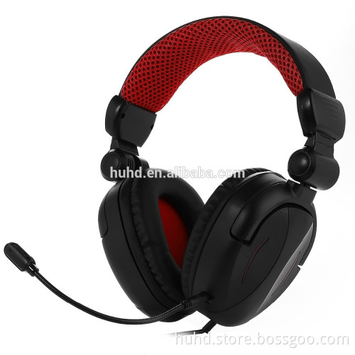 Fashion wired stereo PC gaming overhead headset multi-function gaming headset for PS4 Xbox one game consoles with detachable mic